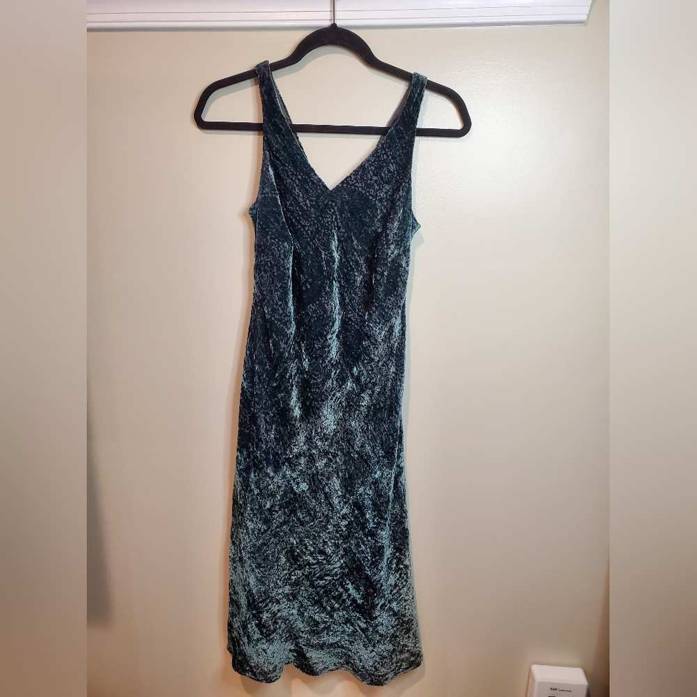 Lauren Ralph Lauren Green Velvet Dress